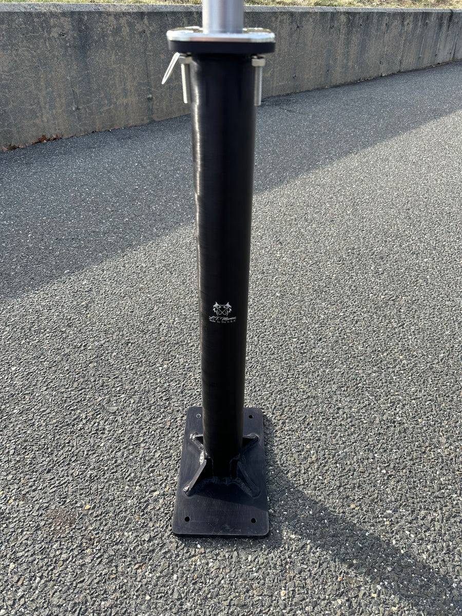 fishing rod holder for seat pedestal Pedestal Mount Swivel Rod Holder – L.T. Marine Products