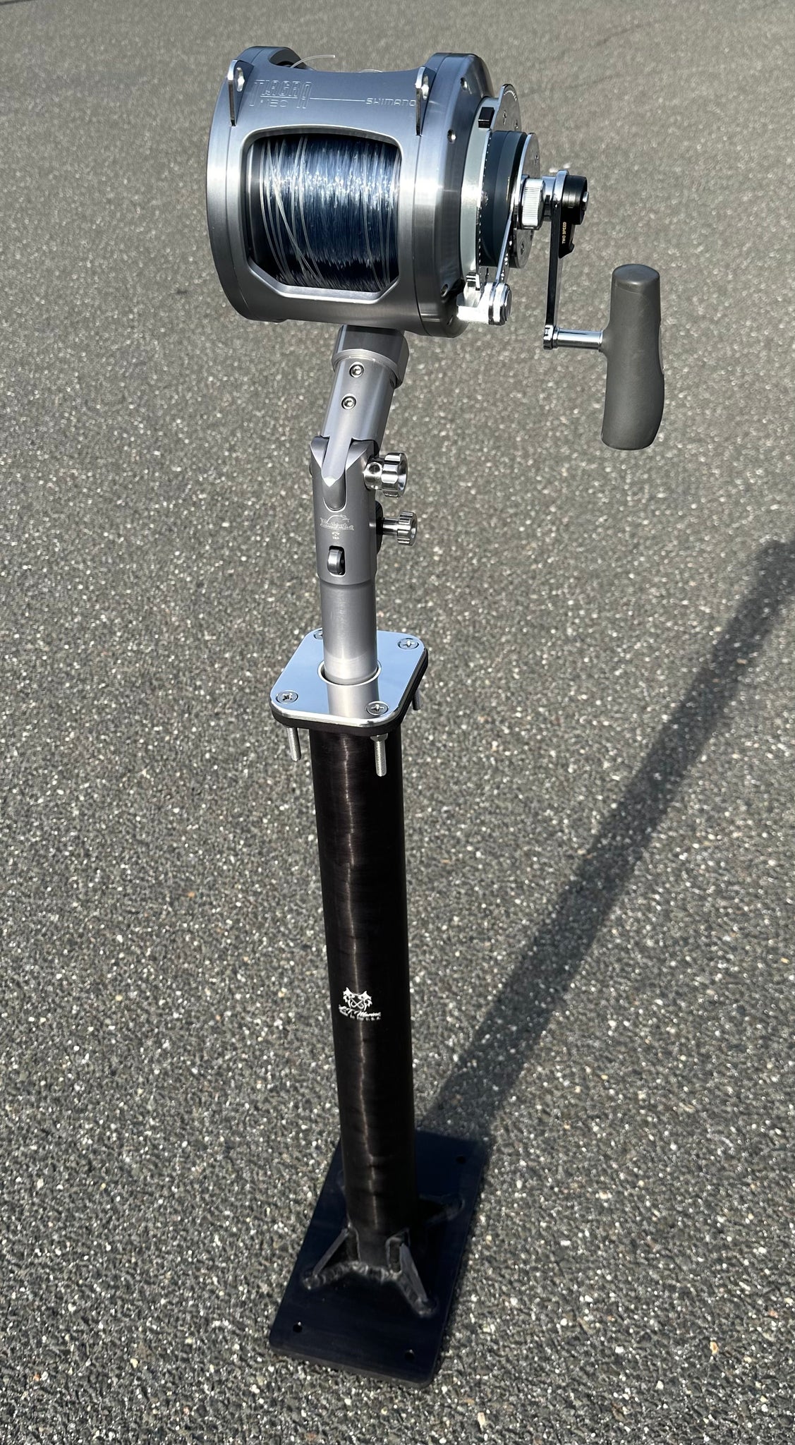 pedestal fishing rod holder Pedestal Mount Swivel Rod Holder – L.T. Marine Products