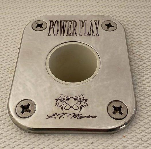 Custom Engraving Rod Holder – Marine Products - Main Image